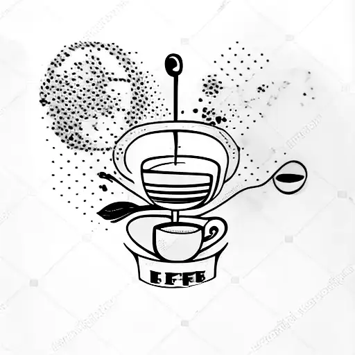 An Italian Coffee Pouring Coffee Into A Wine Cup