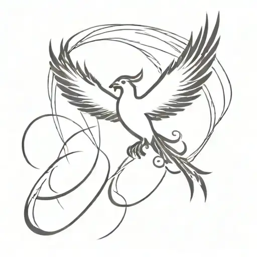 Phoenix Rising From Ashes