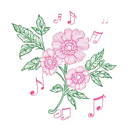 Crochet Flores And Music