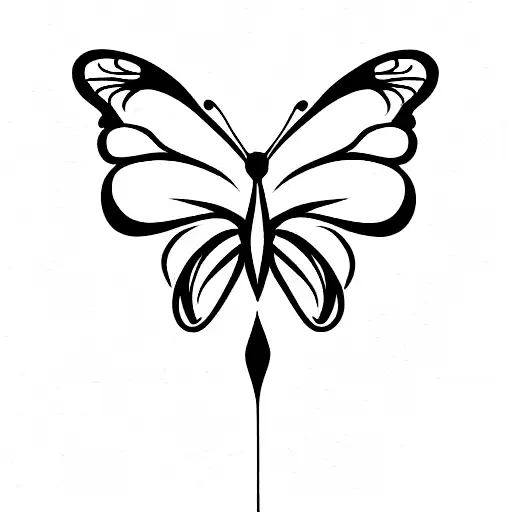 No Butterfly Or Flowers Side Rib Small Tattoo For Woman