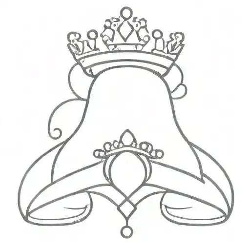 Bell Wearing Crown