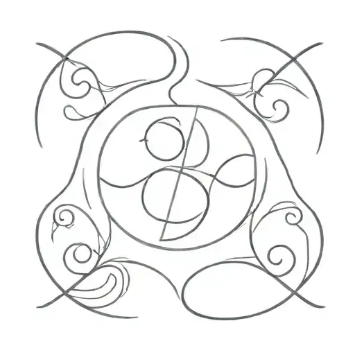 Gemini Symbol Bdsm Symbol Combined