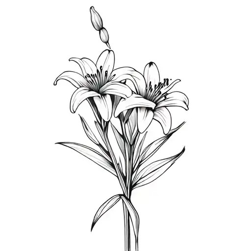 A Bouquet Of Lily Of The Vally Flower And A Dasy Flower