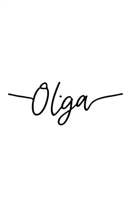 Olga Name Simple