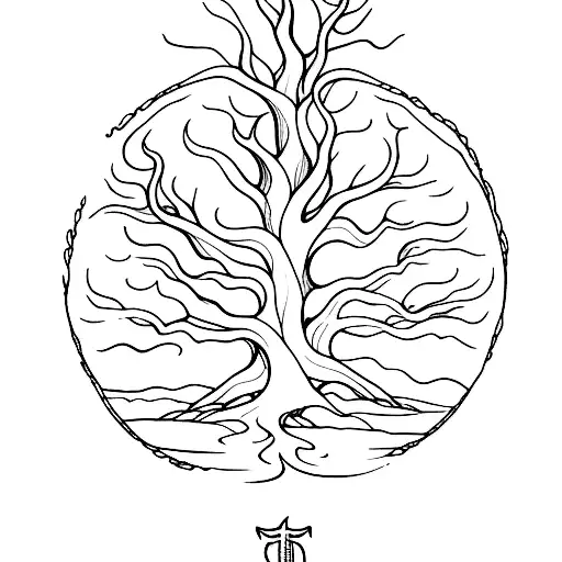 Yggdrasil Tree From Nordic Mythology