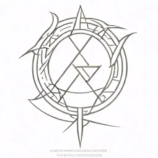 Enki God Symbol In Alchemy