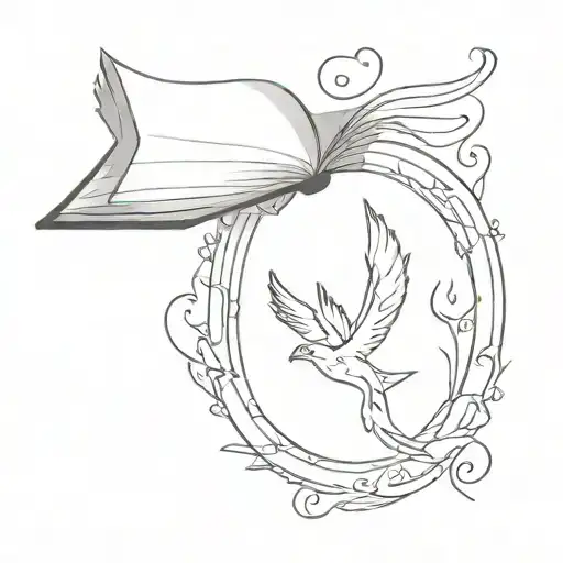 New Page Of A Book Open