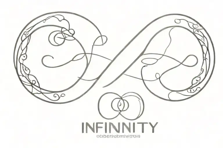 Infinity Symbol Date Under It
