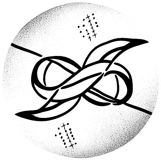 Infinity Symbol With Moon