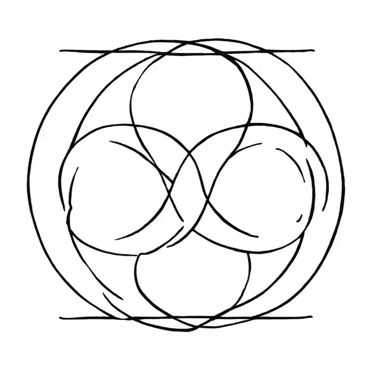 Gemini Zodiac Symbol Intertwined