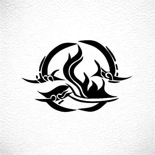 Vikings Style Fire And Water