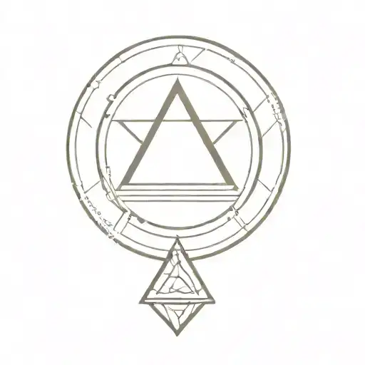 Letters Cdp In A Cercle With A Pyramid In The Background