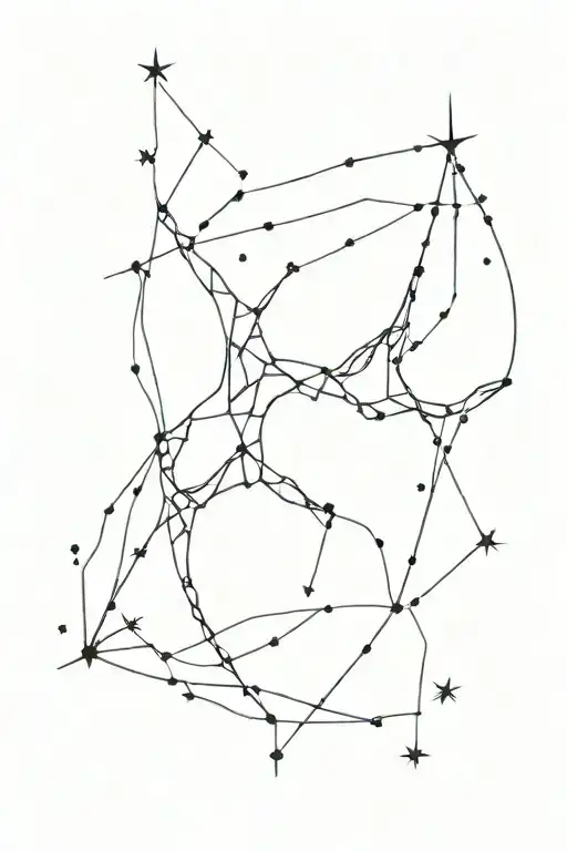 Sagittarius Constellation Intertwined