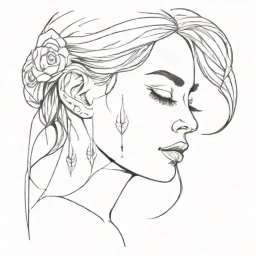 Dainty Depression And Anxiety Tattoo Design