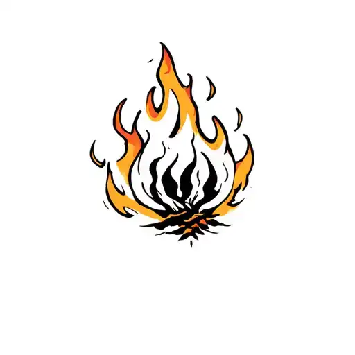 Vintage Lanturn Burning Uncontrollably