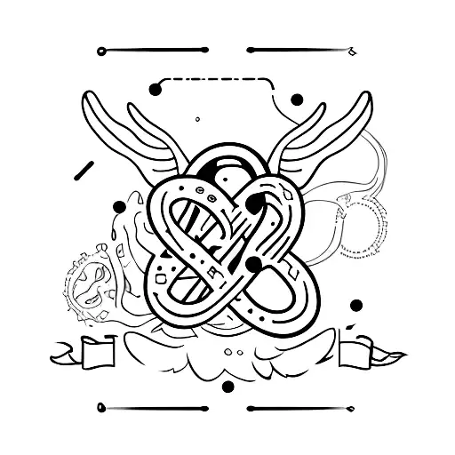 Cancer Sign With Infitnity Sign And The Number 7