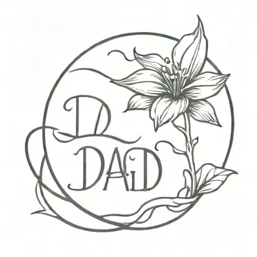 Tattoo In Memory Of My Dad Representing A Pampering And Loving Father