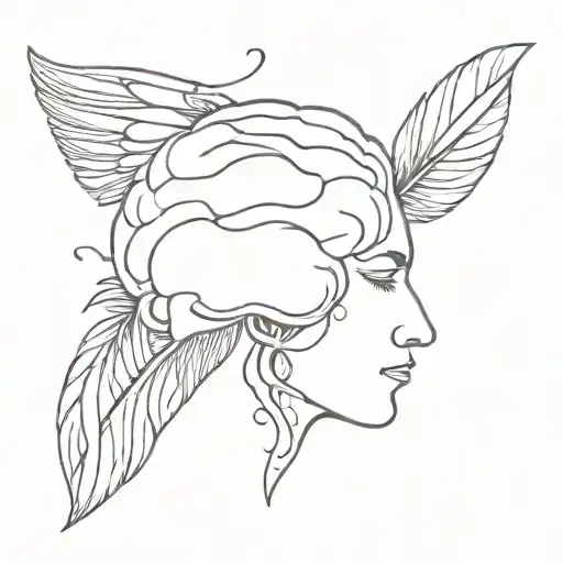 Brain With Feather Wings