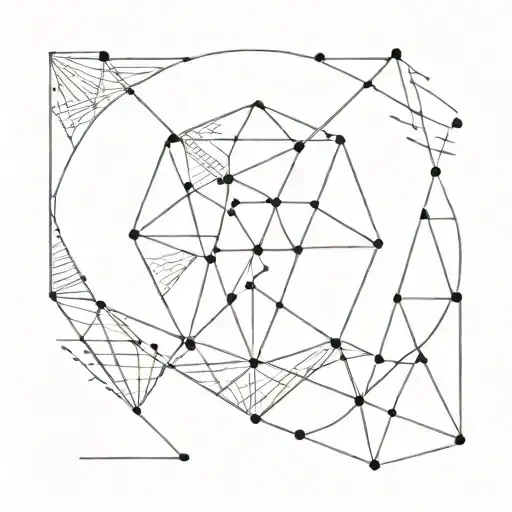 Fine Line Geometric Abstract Style