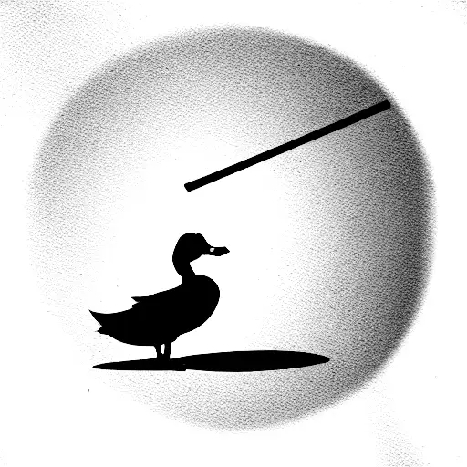 Duck With Cricket Bat