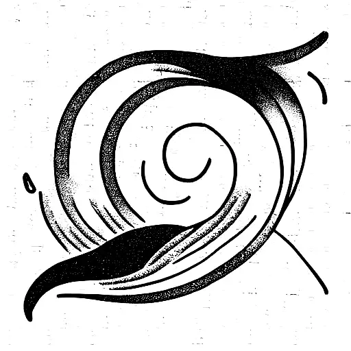 Ocean Wave And Letter S