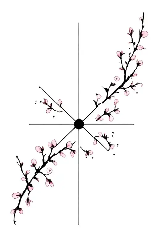 North Star With Plum Blossom