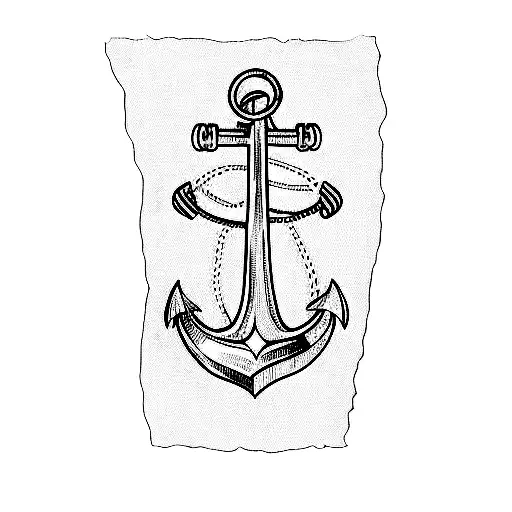 An Anchor And A Banner