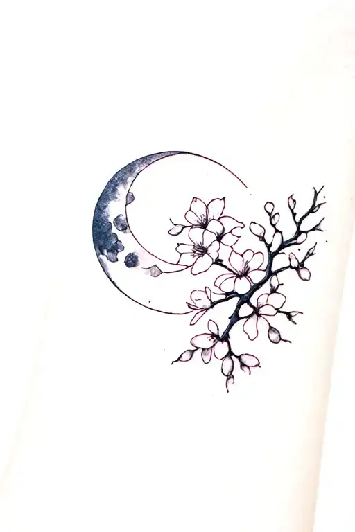 Moon Cherry Blossom