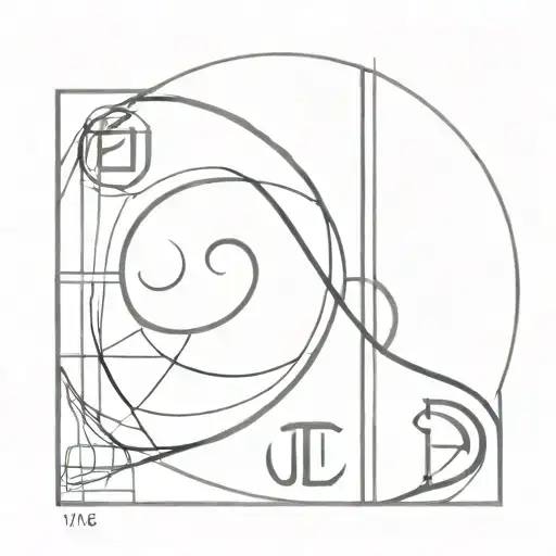 Roman Numerals Inside Square Ying Yang