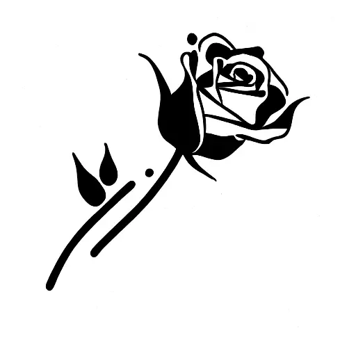 A Rose That Turns Into An L