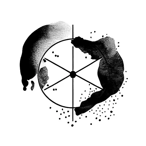 Aries Sign In Raindow Colors