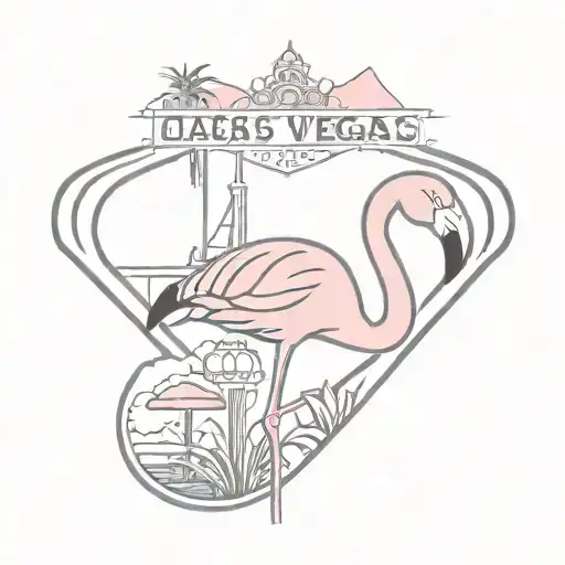 Flamingo And Las Vegas