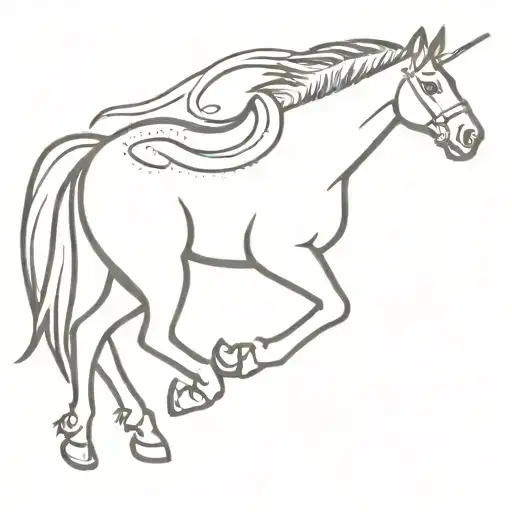 A Tattoo That Reminds Me Of My Horse When He Is Eating A Twinkie