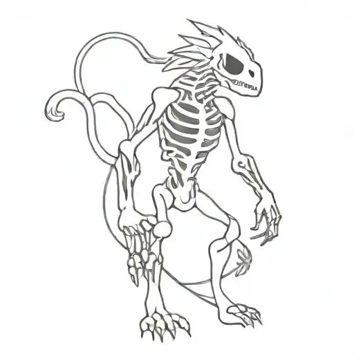 Infernape Skeleton
