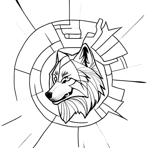 Simple Wolf Tattoo That I Can Get A Walk In