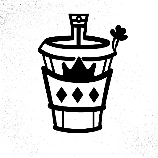 Coffee Cup With A King's Crown On It