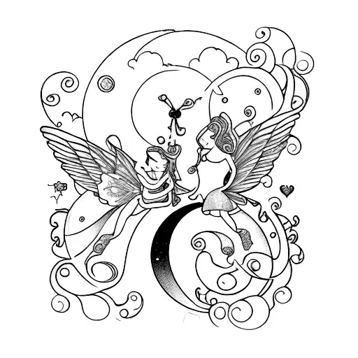 Time Eternity Love Galaxy Fairy Tale