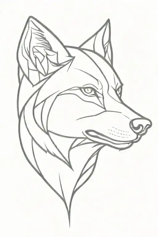 Rose Wolf Head