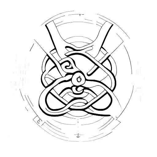 Radiologist Symbol Intertwined With A Snake