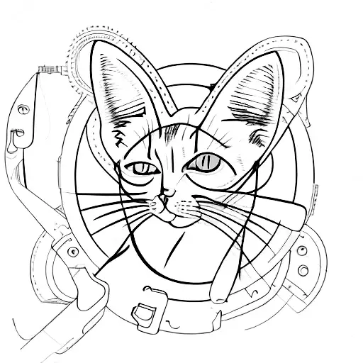 Cat With Aeronautical Engineering Traits