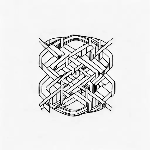 Abstract Minimal Chinese Finger Trap