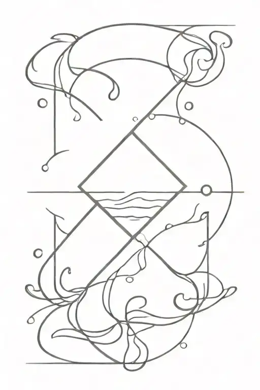 Lefty Mirrored Water Sign