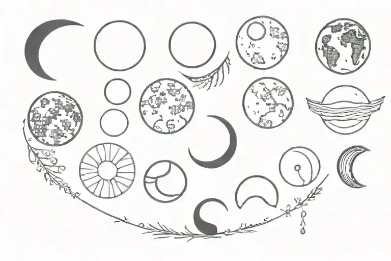Different Moon Phases
