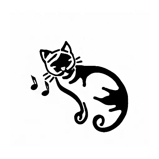 Cat And Music