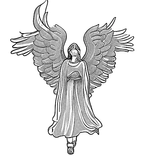 A Statue Of An Angel