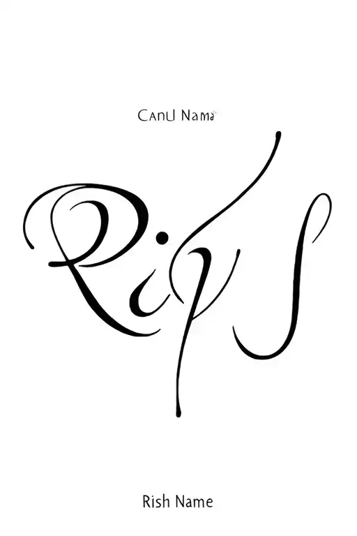 Rishi Name Design Inspired