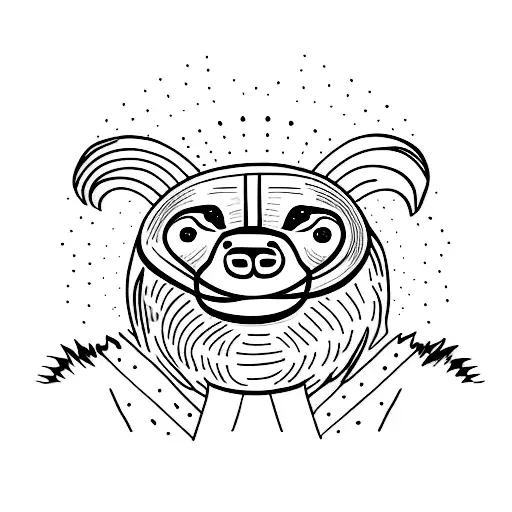 Simple Line Sloth