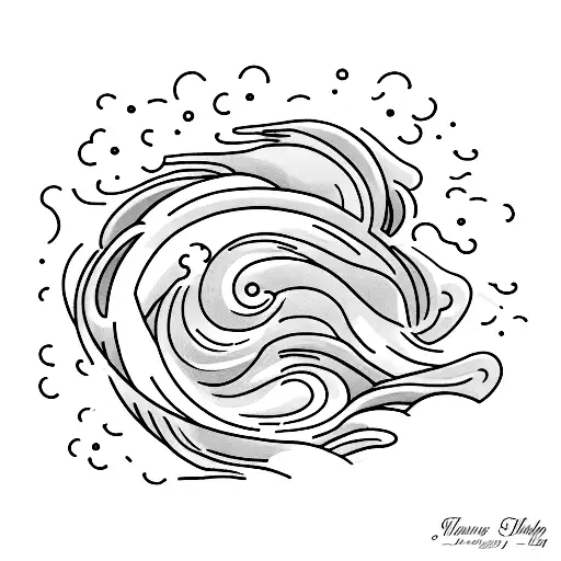 A Storm Cloud With Words Swirling Inside