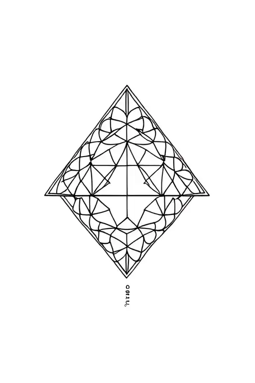 Triangular Geometric Mandala