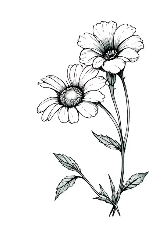 Daisy Sweet Pea Morning Glory Aster Bouquet